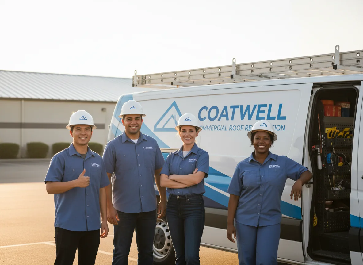 Commercial roof coating company in Crawford, GA